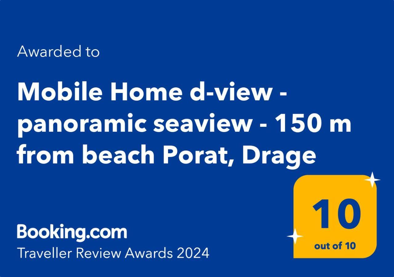 D-View Premium Mobile Home - Panoramic Seaview - 150 M From Beach, Free Parking Drage Exteriér fotografie