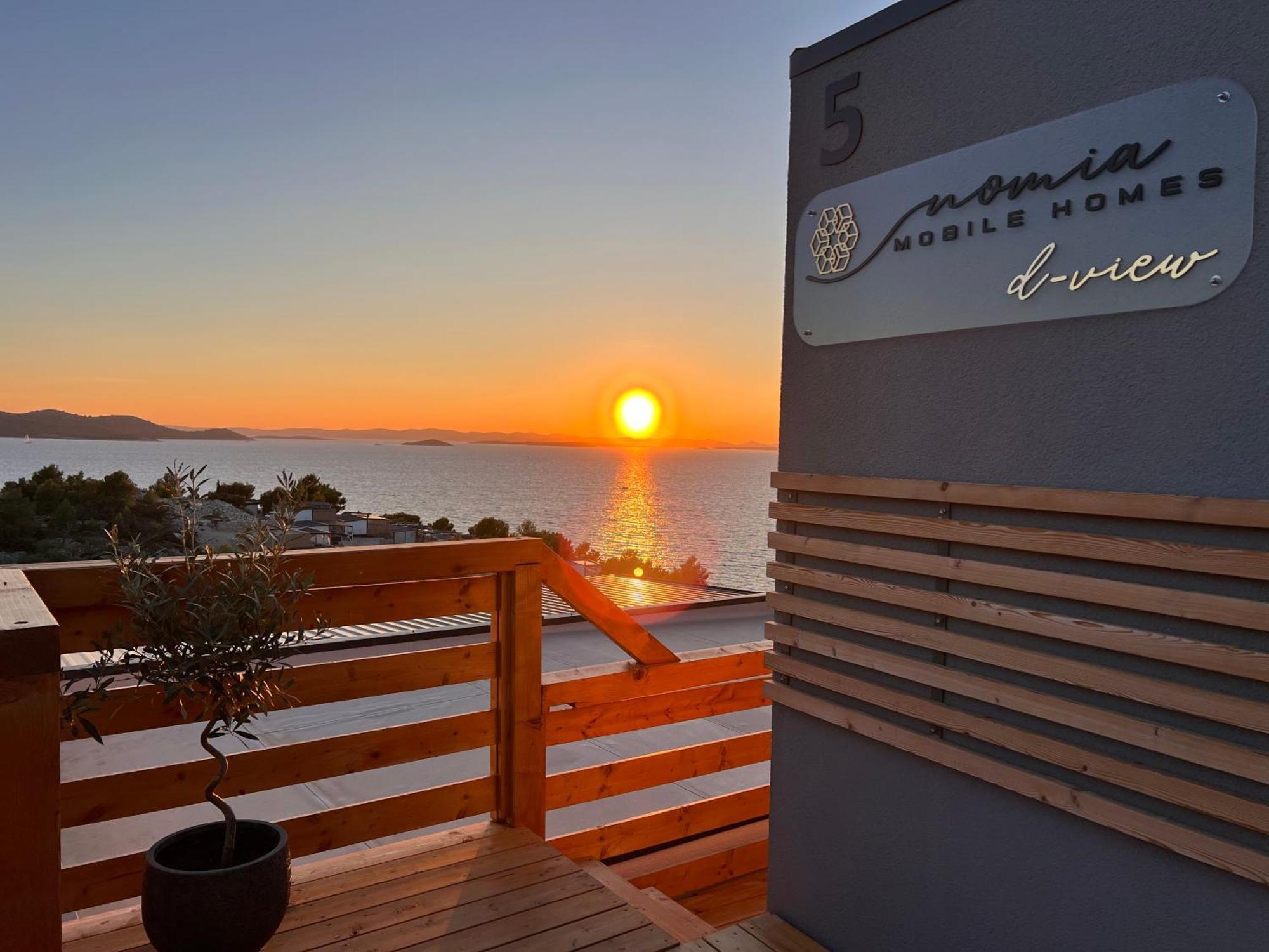 D-View Premium Mobile Home - Panoramic Seaview - 150 M From Beach, Free Parking Drage Exteriér fotografie