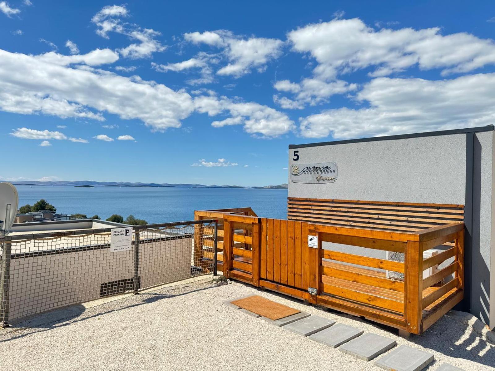 D-View Premium Mobile Home - Panoramic Seaview - 150 M From Beach, Free Parking Drage Exteriér fotografie