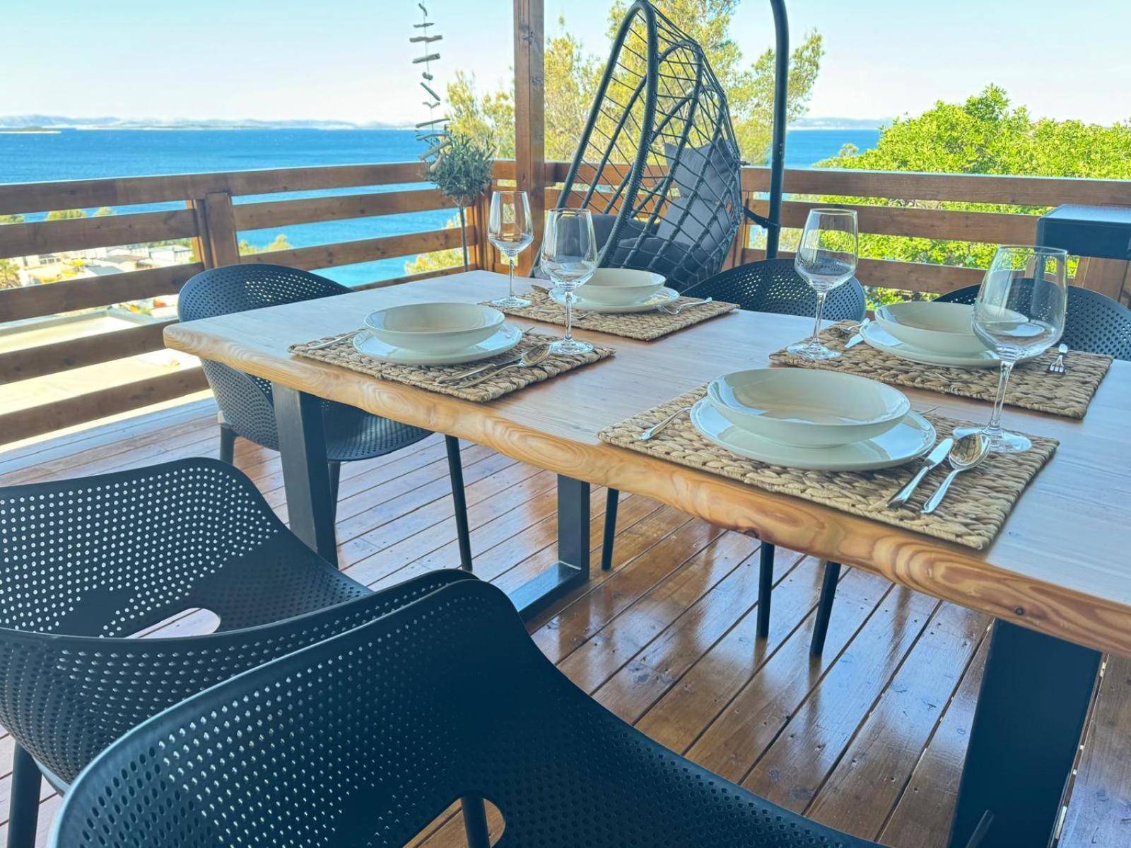 D-View Premium Mobile Home - Panoramic Seaview - 150 M From Beach, Free Parking Drage Exteriér fotografie